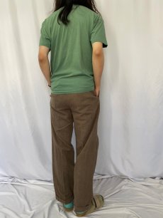 画像4: POLO Ralph Lauren 2タック コットンスラックス W33 (4)