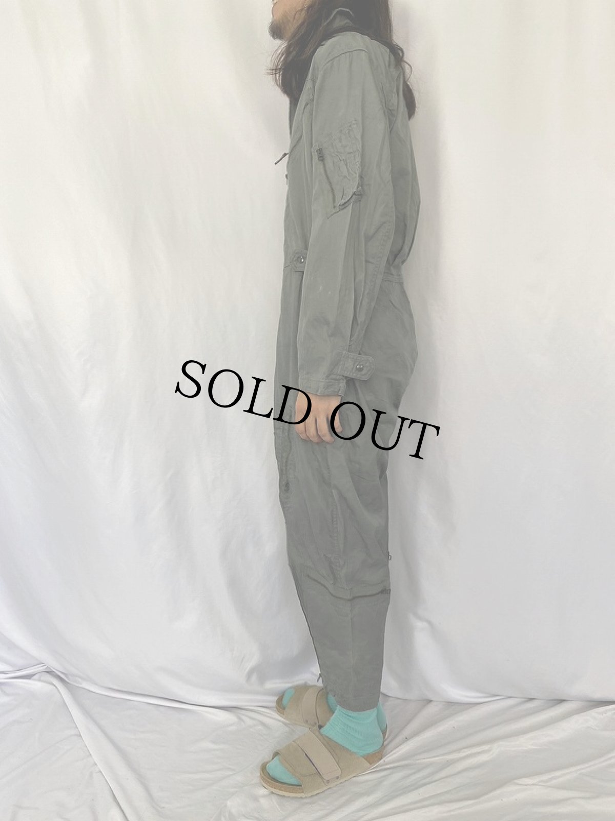 画像3: 60's U.S.AIR FORCE K-2B VERY LIGHT FLYING SUIT MEDIUM-SHORT (3)