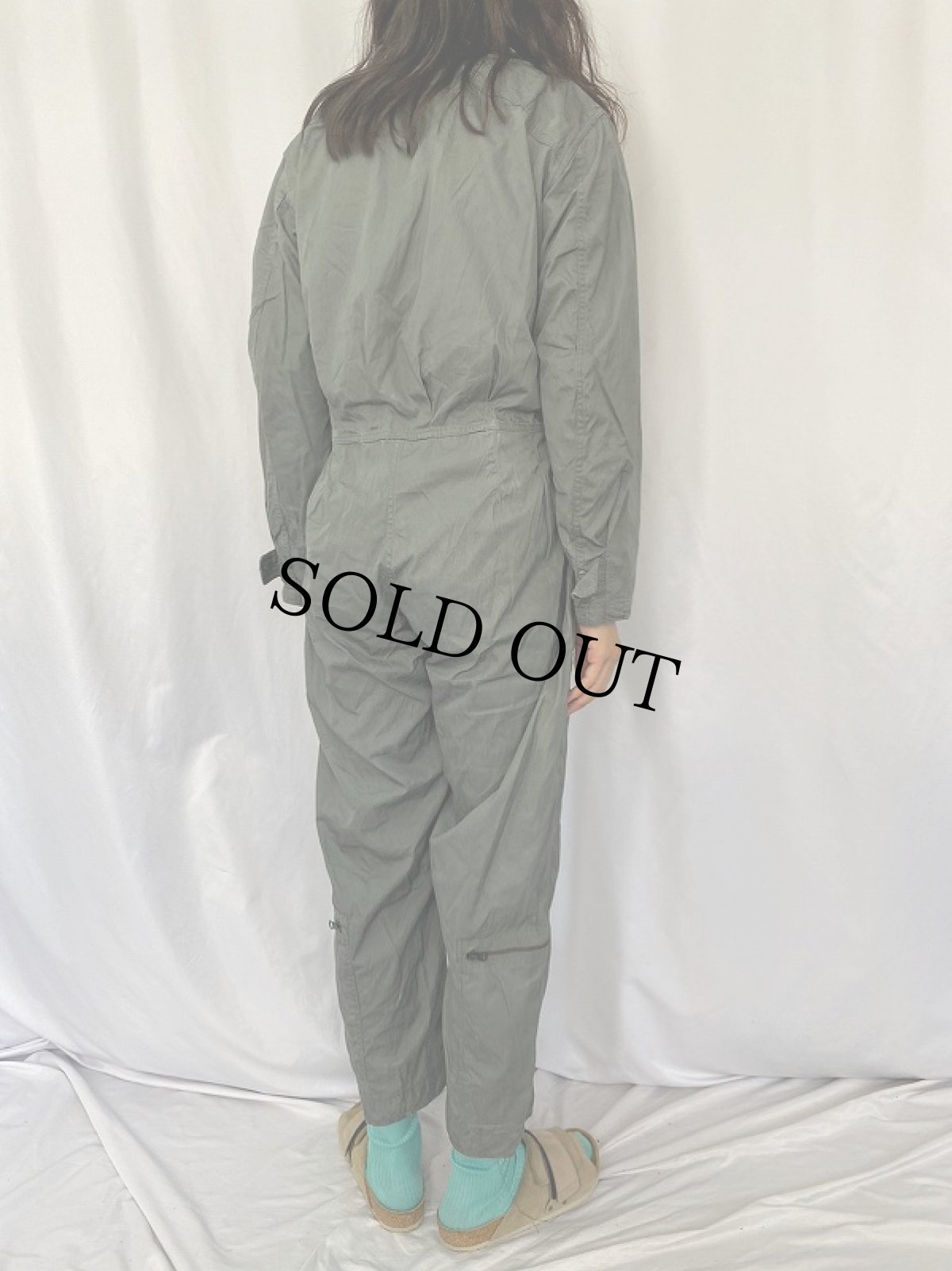 画像4: 60's U.S.AIR FORCE K-2B VERY LIGHT FLYING SUIT MEDIUM-SHORT (4)