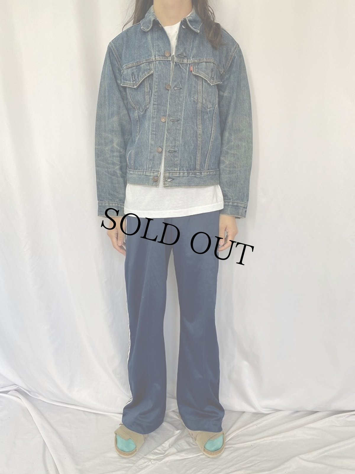 画像3: 70〜80's Levi's 70505-0217 USA製 刺繍入り デニムジャケット SIZE42 (3)