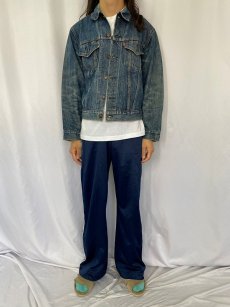 画像3: 70〜80's Levi's 70505-0217 USA製 刺繍入り デニムジャケット SIZE42 (3)