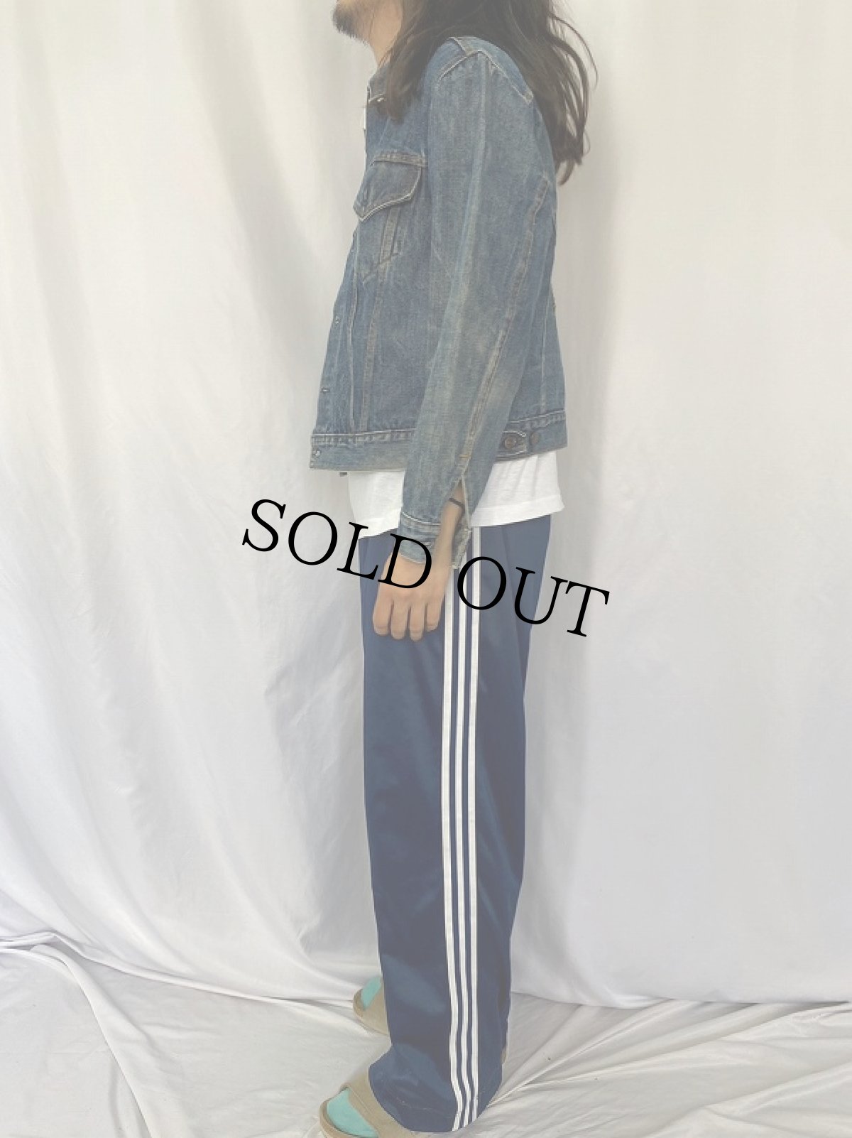 画像4: 70〜80's Levi's 70505-0217 USA製 刺繍入り デニムジャケット SIZE42 (4)