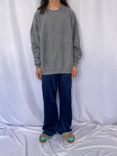 画像2: 90's LANDS'END USA製 前V パイルスウェット XL (2)