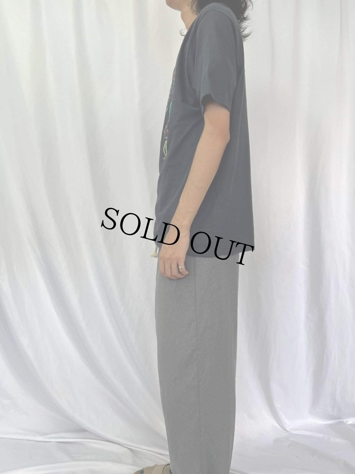 画像3: 80's OINGO BOINGO USA製 ロックバンドTシャツ XL (3)