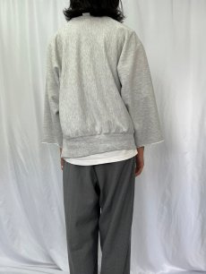 画像4: 80's Champion REVERSE WEAVE トリコタグ USA製 "MIT" カットオフ 染み込みプリントスウェット XL (4)