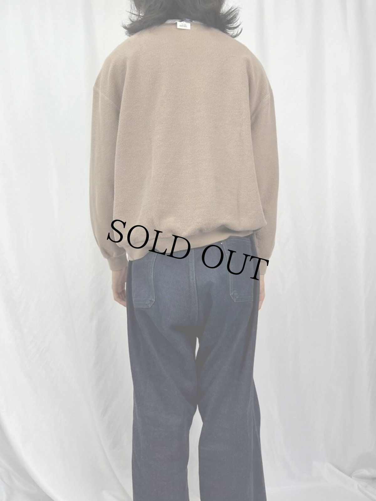 画像4: LANDS' END 前V 鹿の子スウェット L (4)