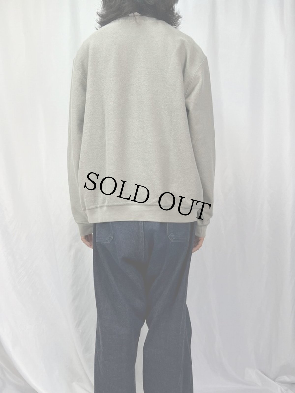 画像4: LANDS' END 前V 鹿の子スウェット L (4)