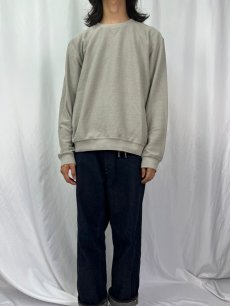 画像2: LANDS' END 前V 鹿の子スウェット L (2)