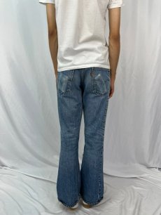 画像4: 80's Levi's 646-0217 ベルボトムデニムパンツ W32 (4)