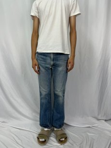 画像2: 80's Levi's 646-0217 ベルボトムデニムパンツ W32 (2)