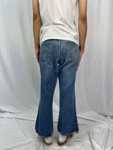 画像4: 80's Levi's 646-0217 ベルボトム デニムパンツ W37 (4)