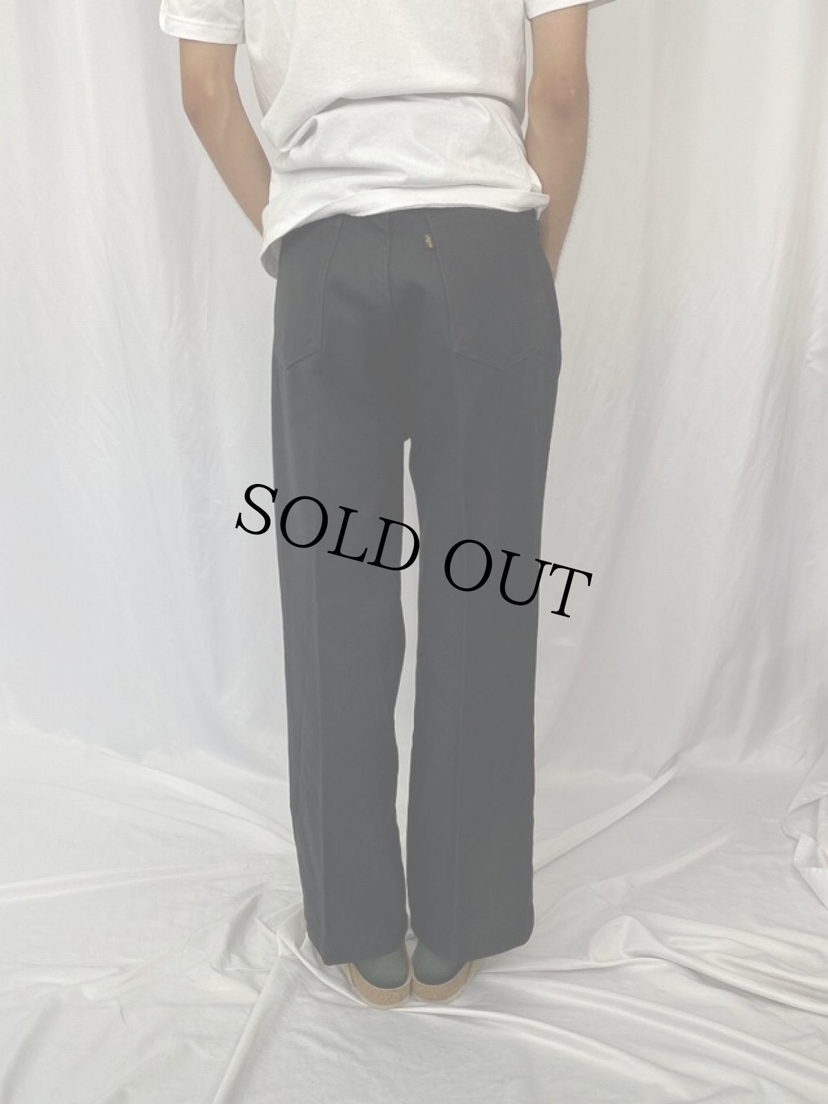 画像4: 90's Levi's 517 USA製 "STA-PREST" ポリエステルパンツ W36 (4)