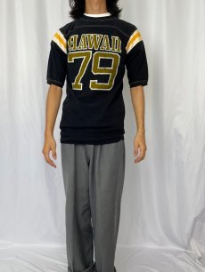 画像2: 70〜80's Sportswear USA製 フットボールTシャツ XL (2)