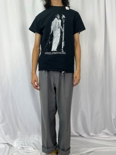 画像2: 90's "LOUIS ARMSTRONG" ジャズミュージシャン プリントTシャツ (2)