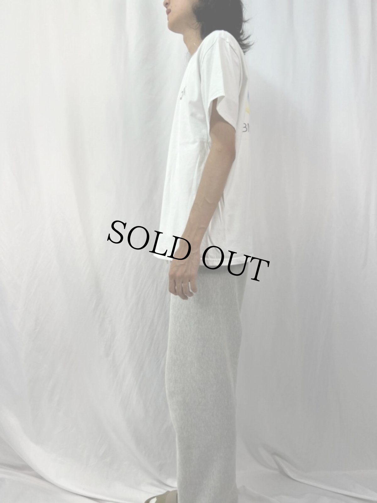 画像3: "IBM Life Sciences" 企業ロゴプリントTシャツ L (3)