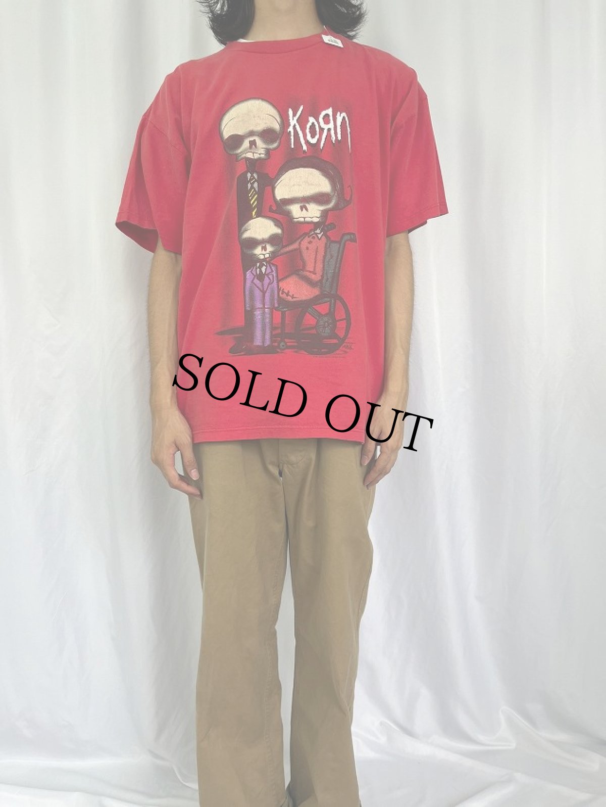 画像2: 2001 KORN メタルバンドTシャツ XL (2)