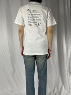 画像4: 90's June Jordan USA製 "THE PEOPLE" 詩人プリントTシャツ M (4)