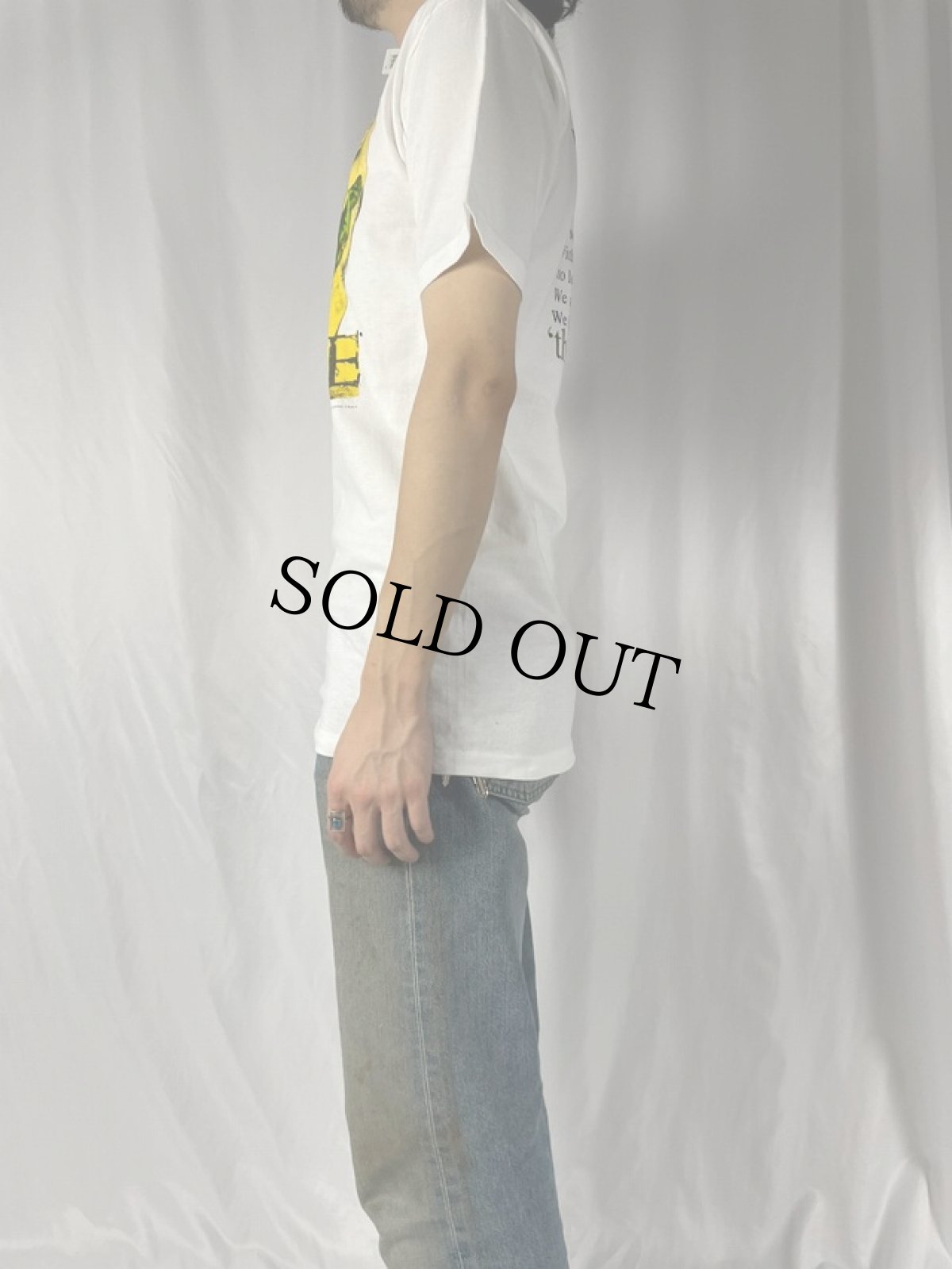 画像3: 90's June Jordan USA製 "THE PEOPLE" 詩人プリントTシャツ M (3)