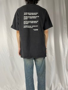 画像4: 90's "GOOD" 反ナチス メッセージプリントTシャツ XL (4)