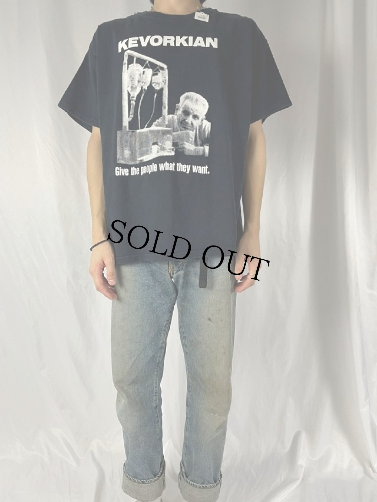 画像2: KEVORKIAN "Give the people what they want." 偉人プリントTシャツ XL (2)