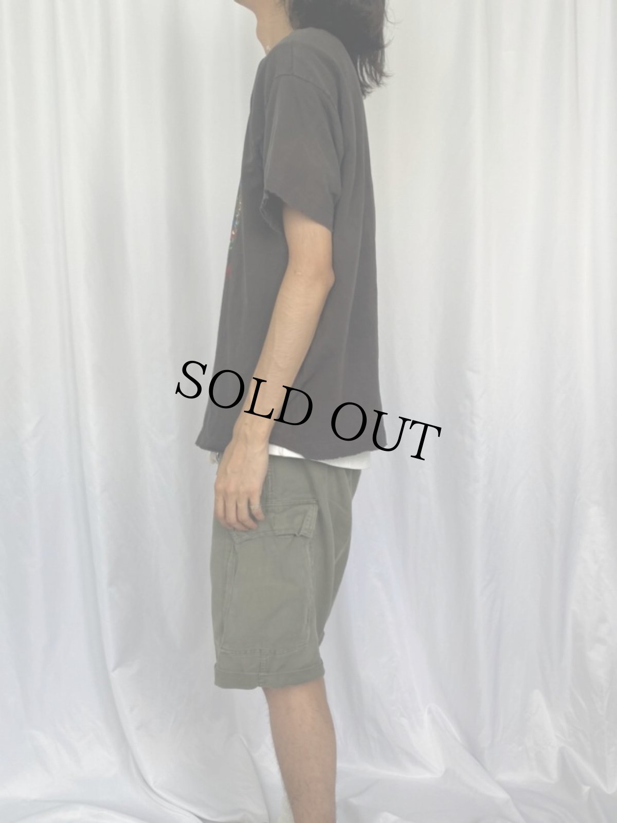 画像3: 90's Alice in Wonderland USA製 イラストプリントTシャツ XL (3)