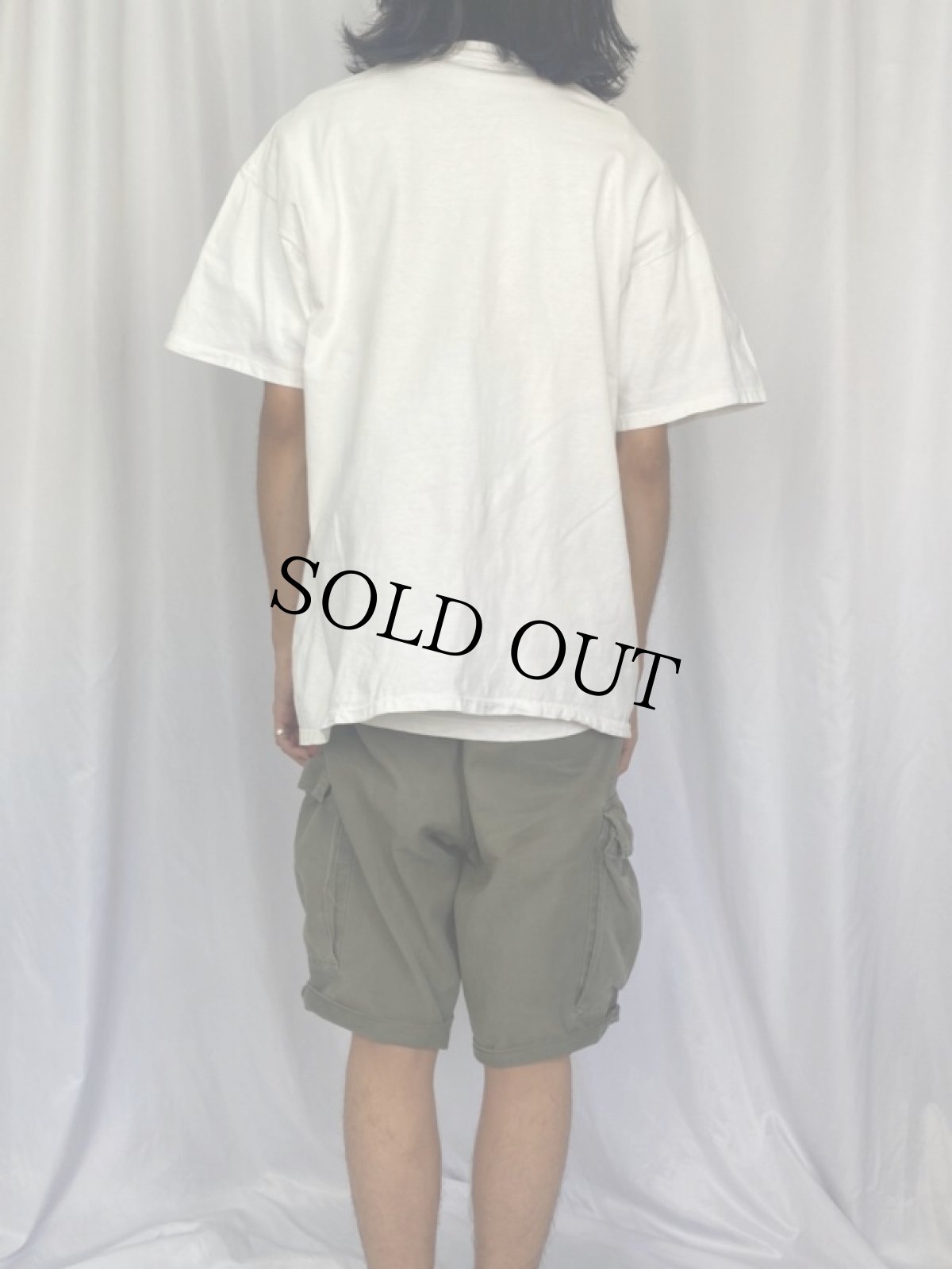 画像4: 90's Anne Frank "Take heed..." メッセージプリントTシャツ XL (4)