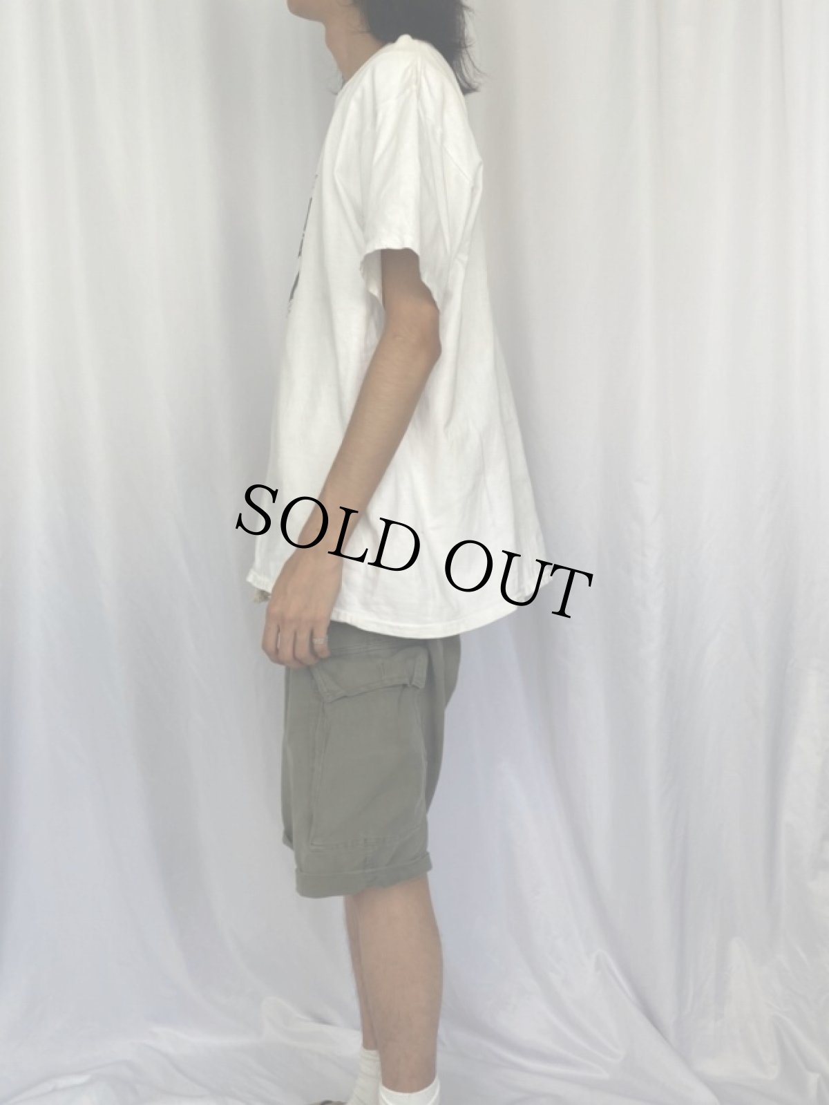 画像3: 90's Anne Frank "Take heed..." メッセージプリントTシャツ XL (3)