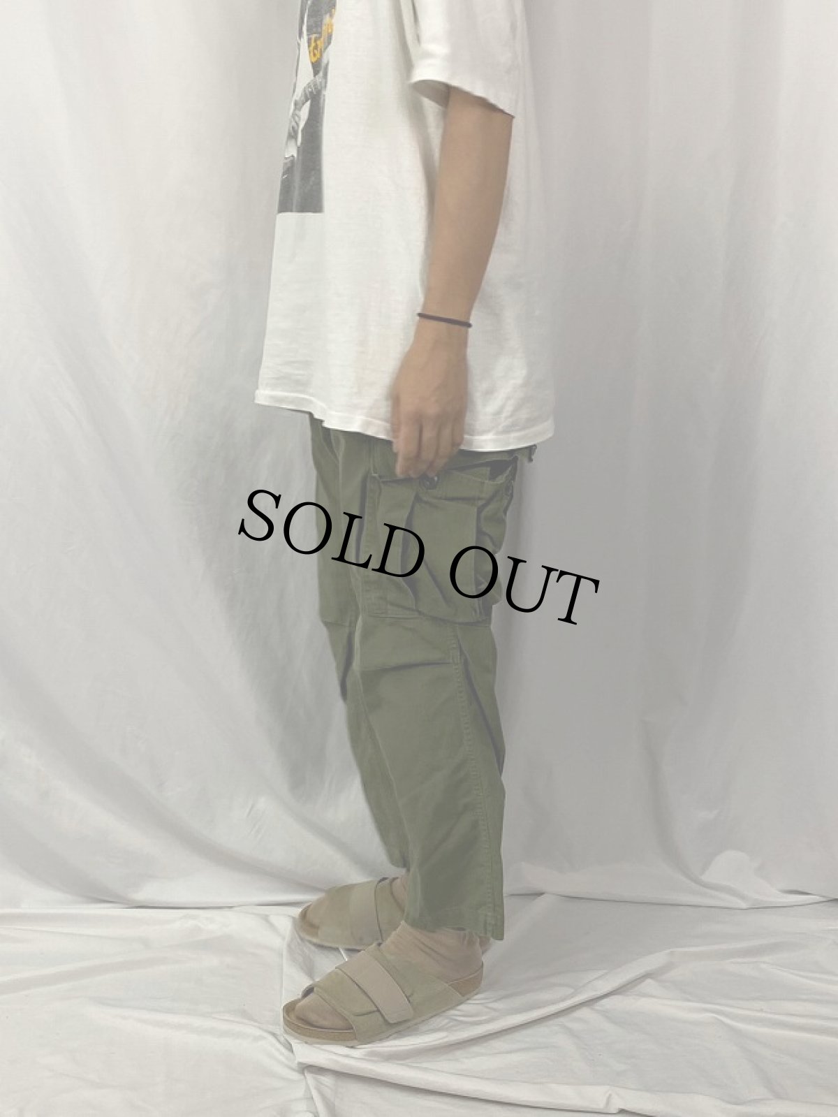 画像3: 60's U.S.ARMY ジャングルファティーグパンツ 4th REGULAR MEDIUM (3)