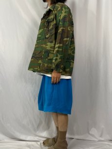画像3: 60's U.S.ARMY ERDL迷彩 ブラウンリーフ "USMC" ジャングルファティーグジャケット 4th MEDIUM-SHORT (3)