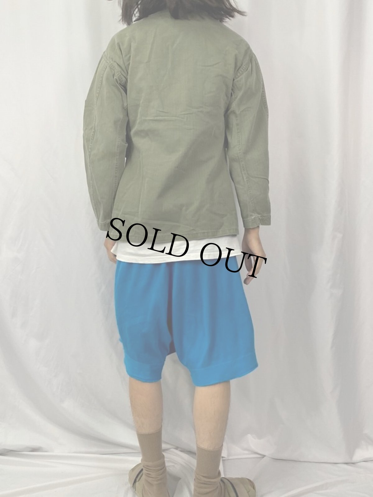 画像4: 40's U.S.ARMY 13スター M-43 HBTジャケット 40R (4)