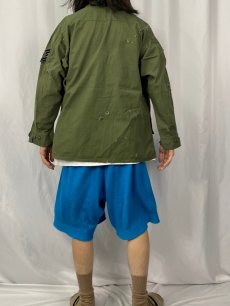 画像4: 60's U.S.AIR FORCE ジャングルファティーグジャケット 3rd MEDIUM-SHORT (4)