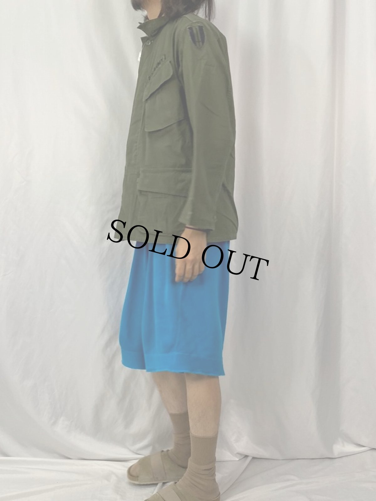 画像3: 60's U.S.ARMY ジャングルファティーグジャケット 4th ダブルステッチ SMALL SHORT (3)