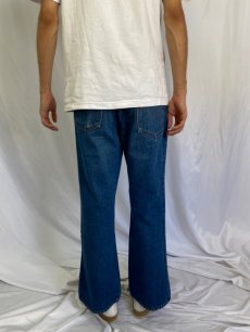 画像4: 80's Levi's 646-0217 オレンジタブ ベルボトムデニムパンツ W31 (4)