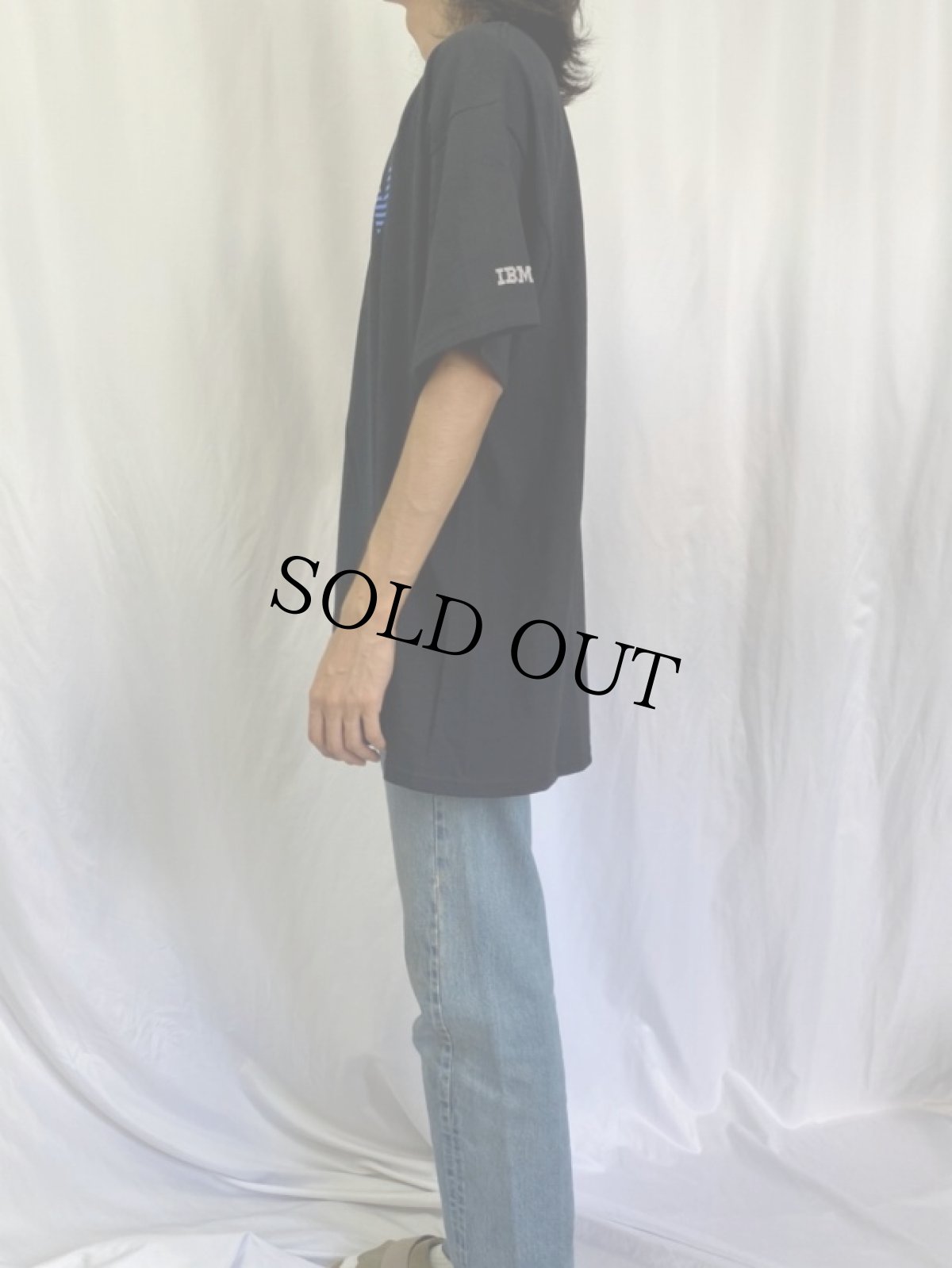 画像3: IBM イラストプリント コンピューター企業Tシャツ (3)