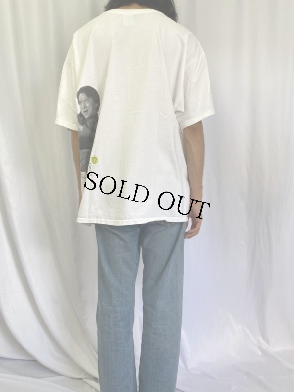 画像4: JACKIE CHAN Tea atech 巻きプリント 企業Tシャツ 2XL (4)