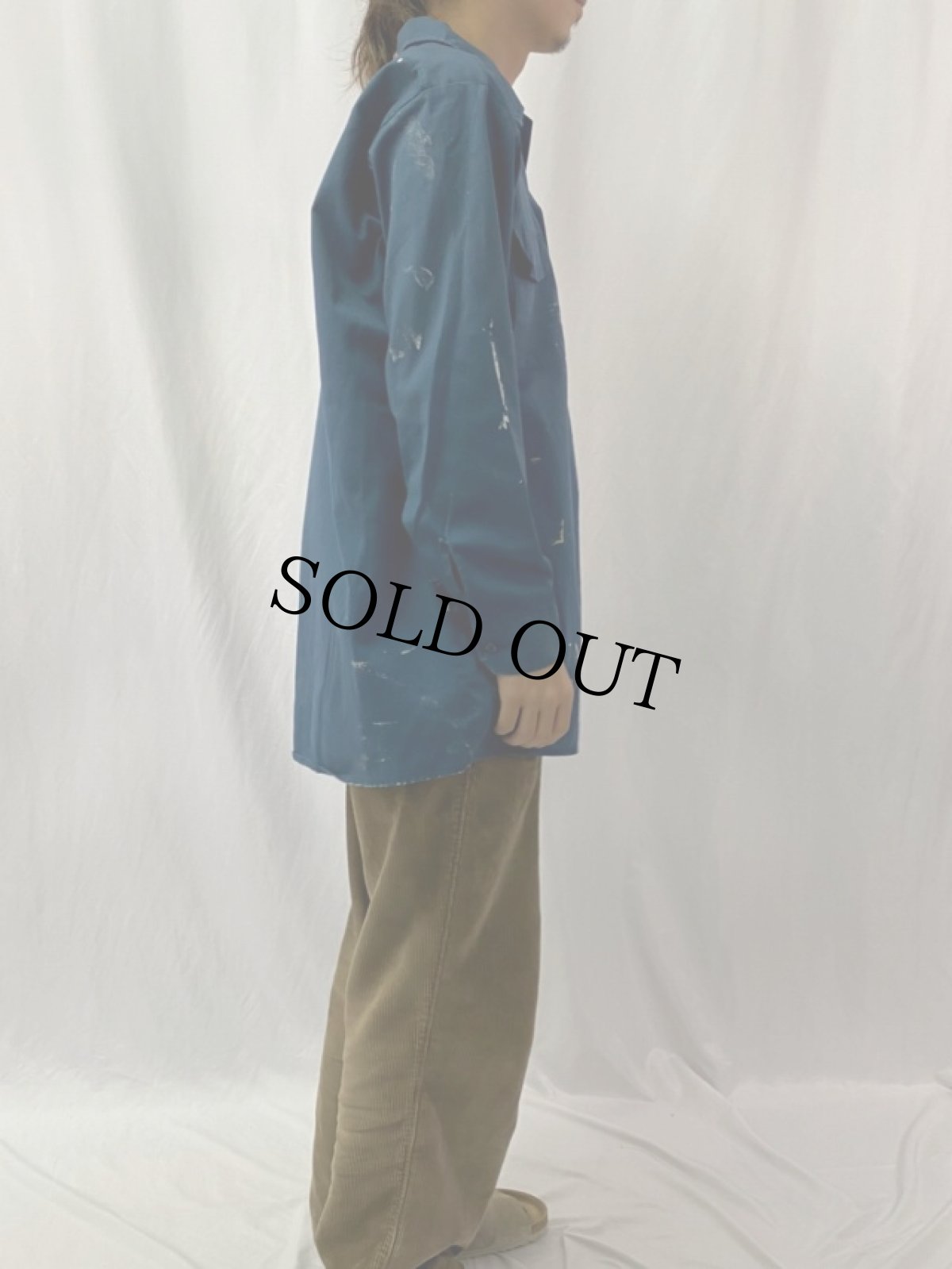 画像3: 90's Dickies USA製 "EAA Ain Museum" ペンキペイント ワークジャケット (3)