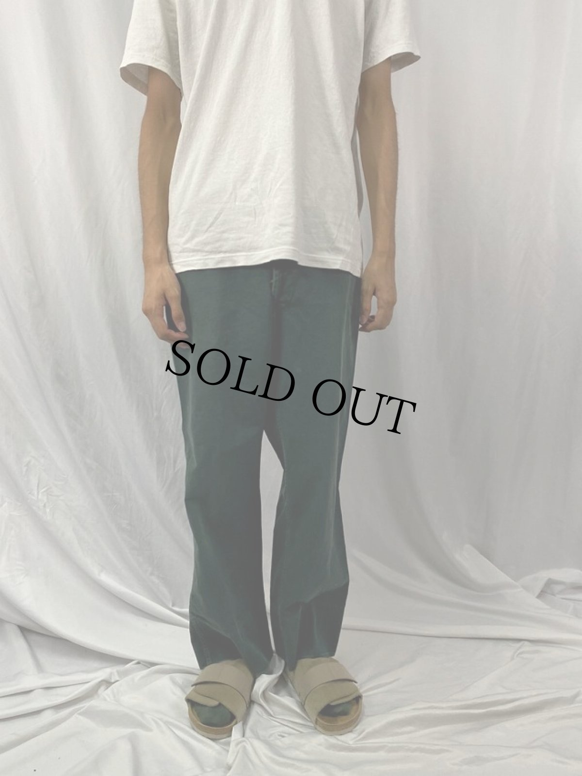 画像2: 60's アグレッサー チノトラウザーズ W30 (2)