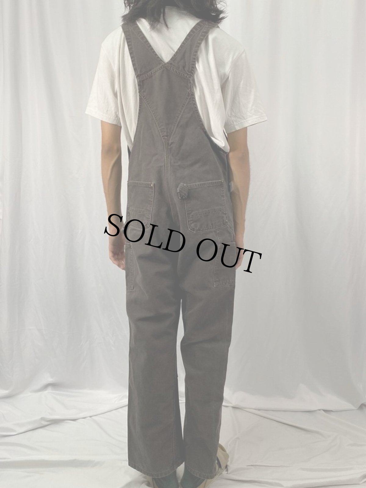 画像4: Carhartt ダブルニー ダックオーバーオール W30 (4)