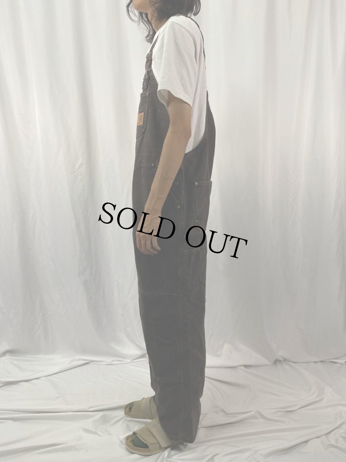 画像3: Carhartt ダブルニー ダックオーバーオール W41 (3)