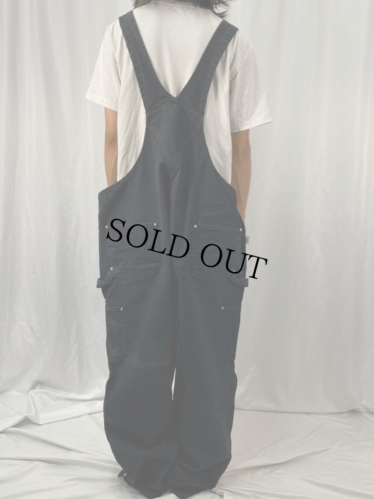 画像4: Carhartt ダブルニー ダックオーバーオール W48 (4)