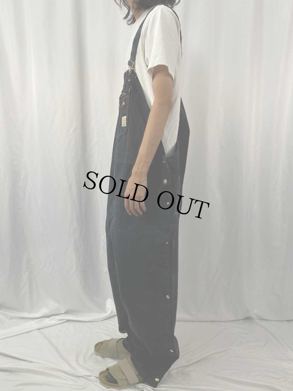 画像3: Carhartt ダブルニー ダックオーバーオール W48 (3)