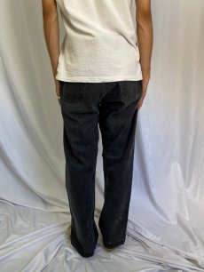 画像4: 90's Levi's 501 USA製 ブラックデニムパンツ W36 (4)