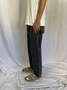 画像3: 90's Levi's 501 USA製 ブラックデニムパンツ W35 (3)