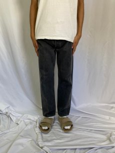 画像2: 90's Levi's 501 USA製 ブラックデニムパンツ W35 (2)