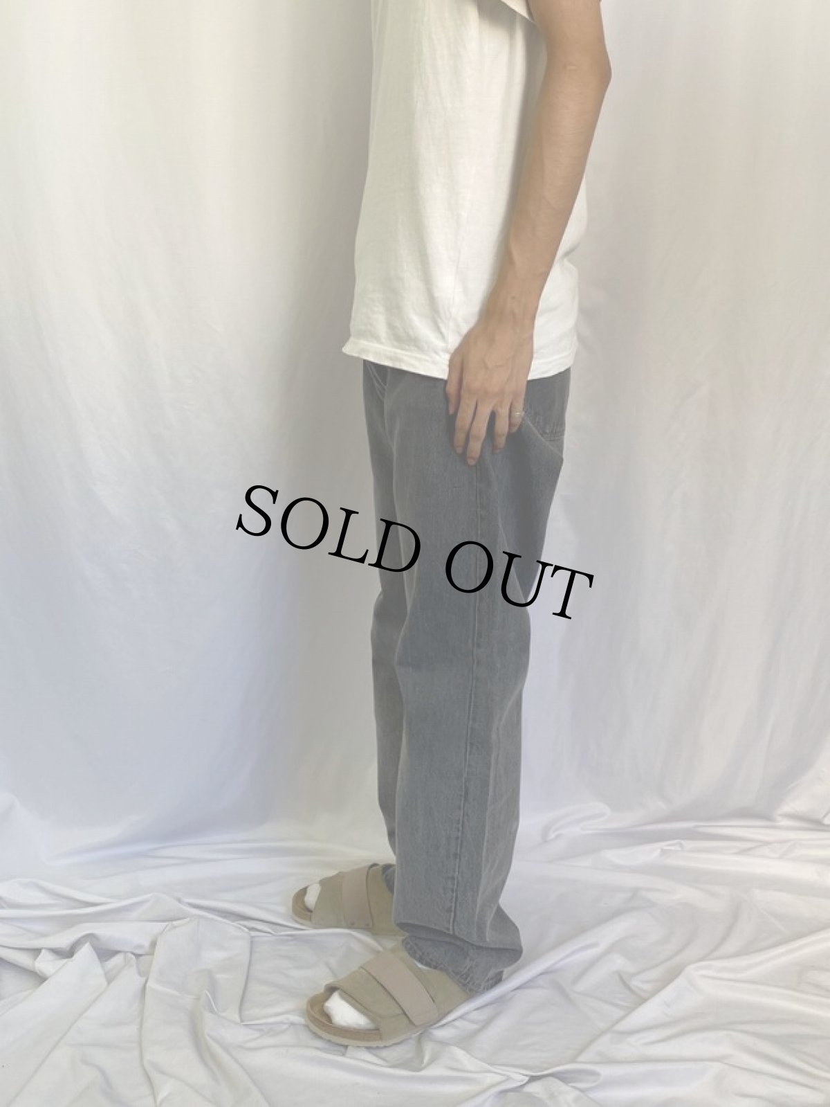 画像3: 80's Levi's 501 USA製 ブラックデニムパンツ W36 (3)