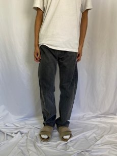 画像2: 80's Levi's 501 USA製 ブラックデニムパンツ W36 (2)