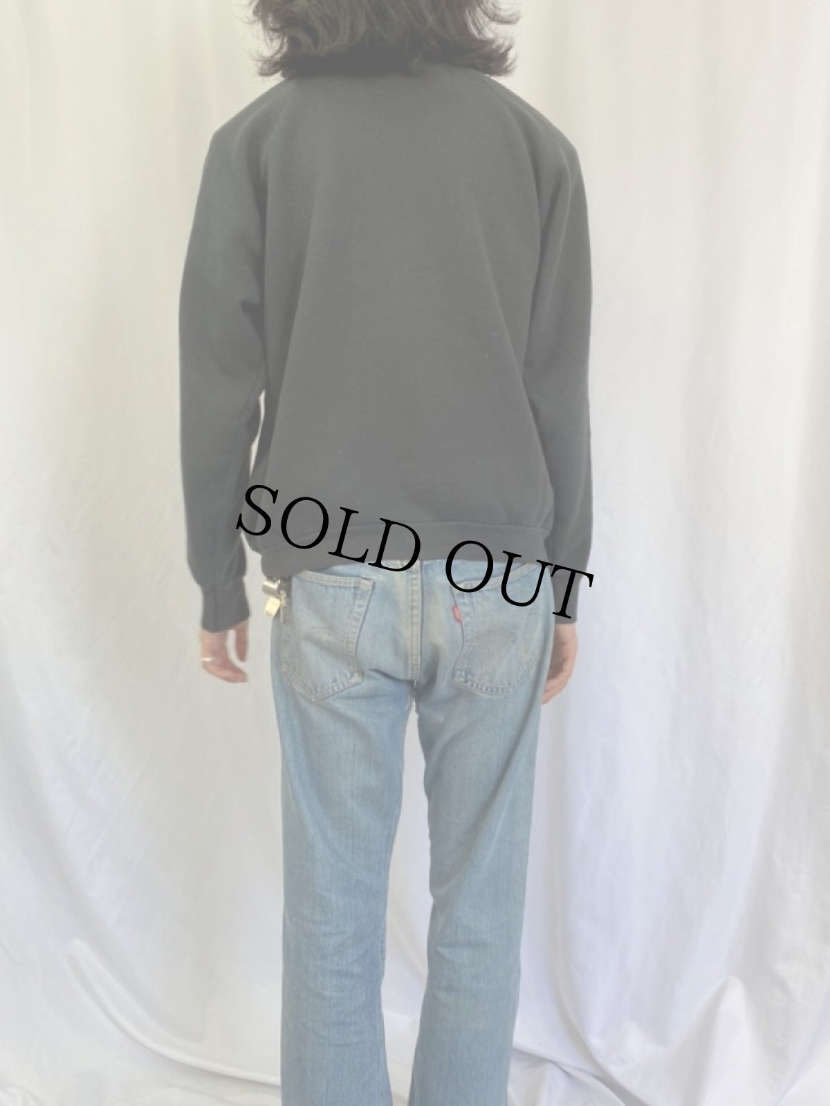 画像4: 90's USA製 "What time is recess?" メッセージプリントスウェット BLACK XL (4)