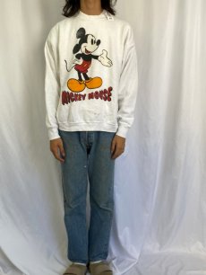 画像2: 90's Disney MICKEY MOUSE キャラクタープリントスウェット (2)