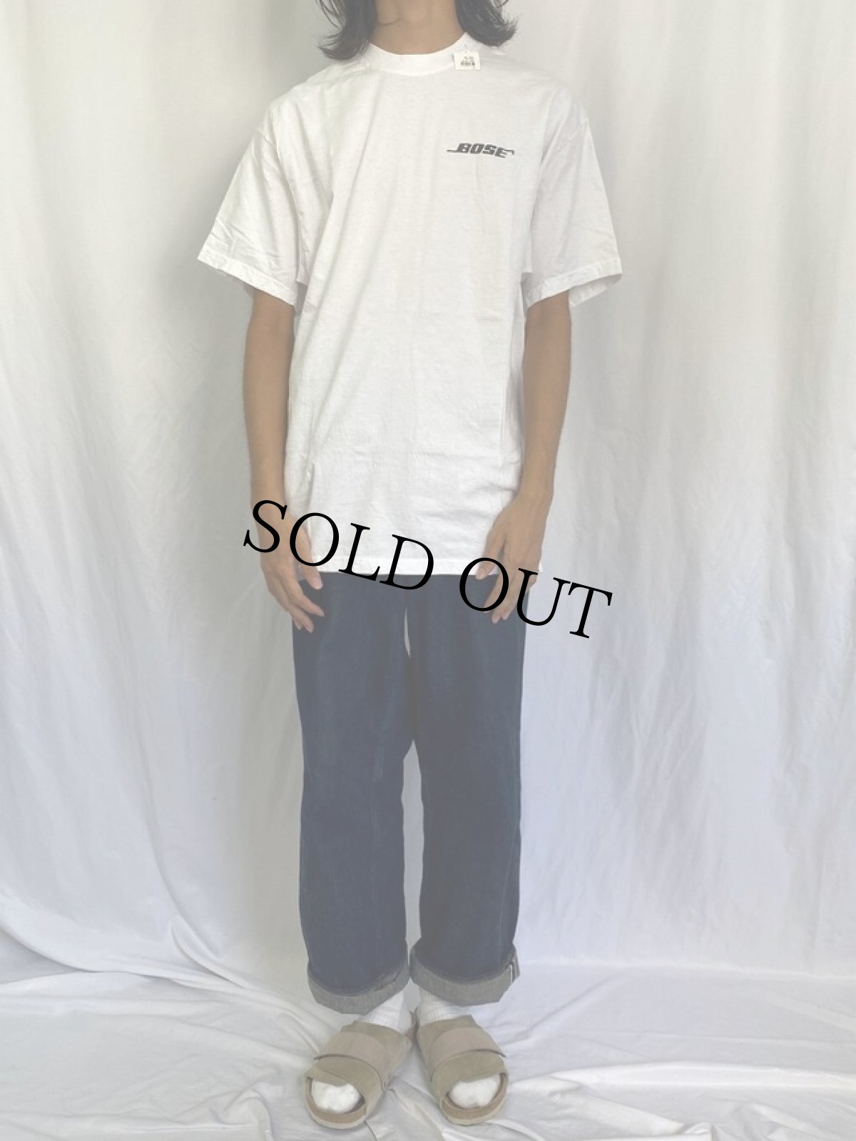 画像2: BOSE "unwrap the excitement" 音響機器メーカー ロゴプリントTシャツ XL DEADSTOCK (2)