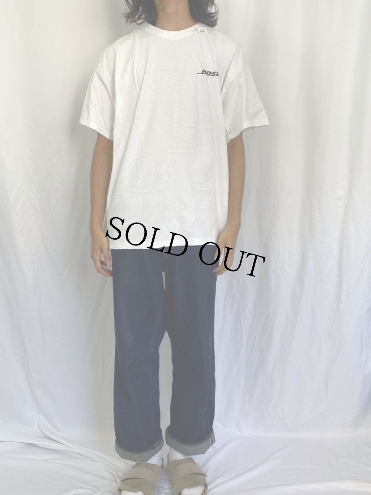 画像2: BOSE "unwrap the excitement" 音響機器メーカー ロゴプリントTシャツ XL DEADSTOCK (2)